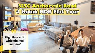 Home Tour | Close to New Anchorvale Village | 4 Room HDB Flat at Anchorvale Road | LoukProp Homes