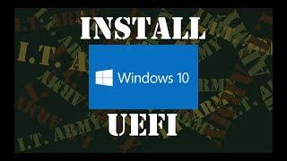 Install Windows 10 in UEFI Mode