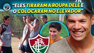 CONCA AMARRADO NO ELEVADOR DO FLUMINENSE 