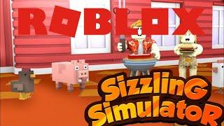 ПРОДОЛЖАЕМ ГОТОВИТЬ СТЕЙКИ В РОБЛОКСЕ. СИМУЛЯТОР ГРИЛЯ. ROBLOX SIZZLING SIMULATOR.