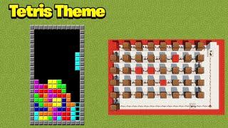 "Tetris Theme" Minecraft Note Blocks Tutorial