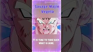 Majin Vegeta's Pride #dbz