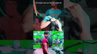 When you gain muscles#bodybuilding #fitness #shorts #trending #viralvideo #shortsfeed