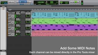 Setup Kontakt Multi-Output MIDI Instruments in Pro Tools