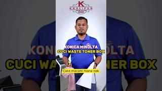 KONICA MINOLTA CUCI WASTE TONER BOX #khalifahcopier #konicaminolta #tutorialprinter #shorts