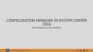 Configuration Manager for System Center 2016