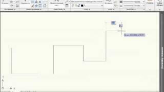 Построение ломаной линии с помощью отрезков в Autocad 2010