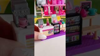 [ASMR] Mini Barbie Coffee Shop ️ #asmr #barbie #summeronshorts