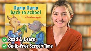 Speech Therapist Reads "Llama Llama Back to School" | Early Language Skills | Read Aloud