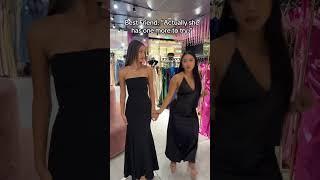 When your bestie has your back #prom #dressootd #promdressshopping #promdress #dress