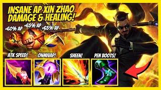 INSANE AP XIN ZHAO DAMAGE & HEALING! NASHORS, RIFTMAKER & PASSIVE SYNERGY!