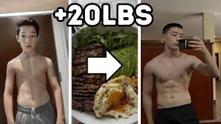 How I QUICKLY Gained 20lbs of Muscle (No Fat)