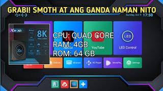 Review X96 X4 Android TV Box Quad Core 4GB/64GB #banggood