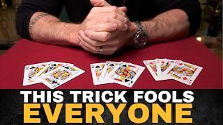 This MIND-BLOWING Easy Card Trick is STRONG!  [No Set Up]