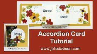 Botanical Blooms Accordion Card Tutorial