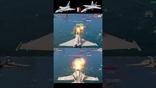 TYPHOON F2 VS F/A-18E/F SUPER HORNET BURST DAMAGE COMPARING IN MODERN WARSHIPS#shorts #viral