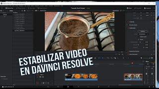 ESTABILIZAR videos con DaVinci Resolve