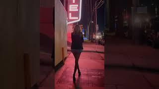 Crossdresser mtf transformation in public #pantyhose #tights #nylon #trans