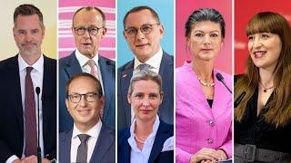 SPD, Union, AfD: Fraktionspressekonferenzen zu aktuellen Themen - Gruppen-PKs von Linke & BSW