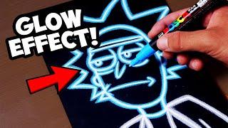 How to Draw Glow Effect! Tutorial