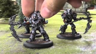 Warzone Resurrection Dark Legion Showcase - Blue Table Painting