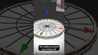 3D modeling CocaCola Can in Prisma 3D! #prisma3dmodeling