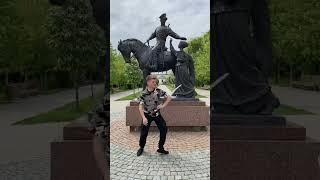 ️ Фланкировка казачьей шашкой в Волгограде! #казаки #фланкировка #шашка #Волгоград