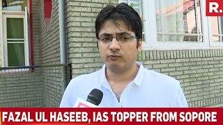 Republic TV Speaks To Fazal-Ul-Haseeb, Kashmiri Youth Who Cracked UPSC