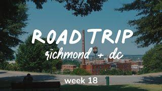 Road Trip Vlog | Virginia + DC week 18  3 days in Richmond, day in Alexandria, spy tours + friends