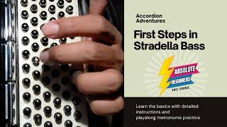 Lesson 1[mirrored video]  - First Steps on Stradella Bass - Free Accordion Course for Beginners