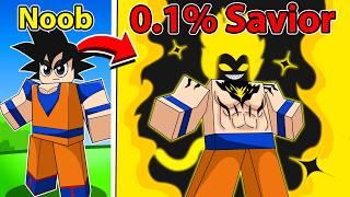 Noob To 0.1% Mythical Savior Soul in Dragon Ball Roblox