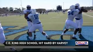 C.E. King HS hit hard by Harvey