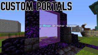 Custom Portals Plugin (Multiverse portals)