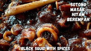 Sotong Masak Hitam Berempah/Black Squid With Spices #easy #recipe #youtube