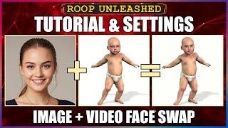 Roop Unleashed Tutorial - Image + Video Face Swap AI