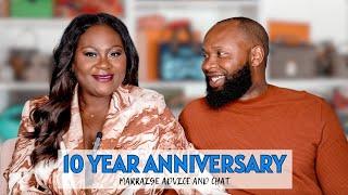 10 YEAR WEDDING ANNIVERSARY | Husband Tag Black Couple | How We Met & Marriage Advice Talk