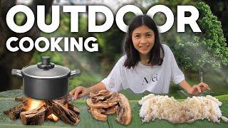 OUTDOOR COOKING (crispy lechon kawali yumm) | Chelseah Hilary