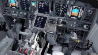 Prepar3D PMDG B738 First Officer landing Sydney | VATSIM