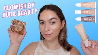 NEW HUDA BEAUTY GLOWISH SKIN TINT + BRONZER // FIRST IMPRESSION