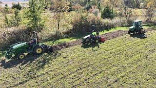 Triple Tractor Tilling Mayhem with Tim's Wacky Friends!