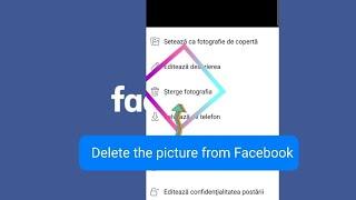 Cum sa sterg o poza de pe Facebook?