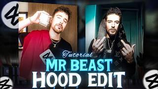 Trending Mr Beast HOOD edit tutorial on Capcut | Capcut Tutorial