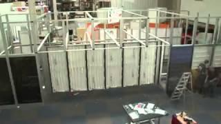 400x Speed Timelapse of Exhibition Stand Build 2012 | Nimlok UK