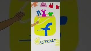 Animation of flipkart logo     #Flipkart #animation #digitalart #onlineshopping