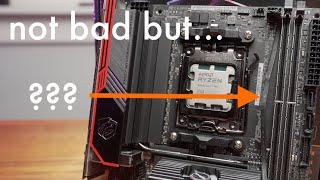 ASRock's B650E PG-ITX is a strong performer but...