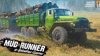 Spintires: Mudrunner ПРОХОЖДЕНИЕ КАРТЫ "БОЛОТО" #1