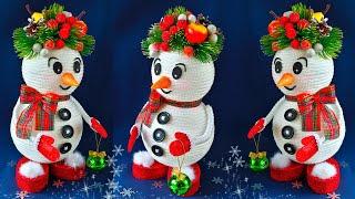  СНЕГОВИК своими руками  Новогодние поделки. Snowman DIY