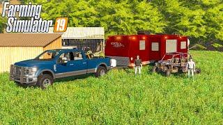 SPRING CAMPING WITH THE SQUAD AND BUCK | NEW NORTH POINT CAMPER | FS19 CAMPING (ROLEPLAY)