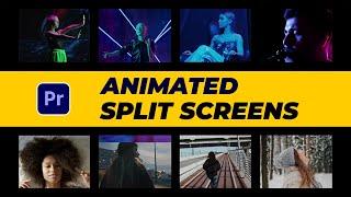 Animated Split Screens Pack For Premiere Pro