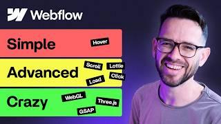 Every Webflow Animation Explained